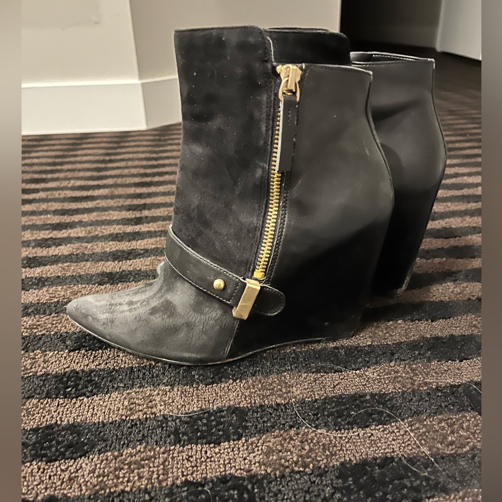 Hudson Wedge Booties